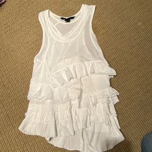 Marc Jacobs tank with ruffle detail